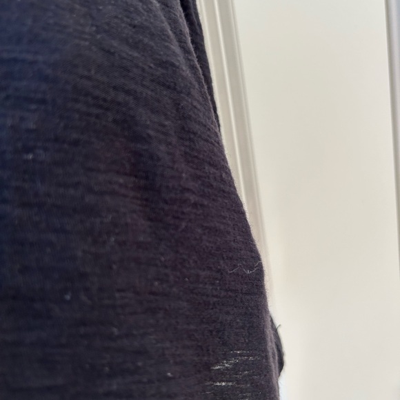 Standard James Perse Deep Scoop Neck Black Short Sleeve Tee. Quiet Luxury. Small - Picture 6 of 15